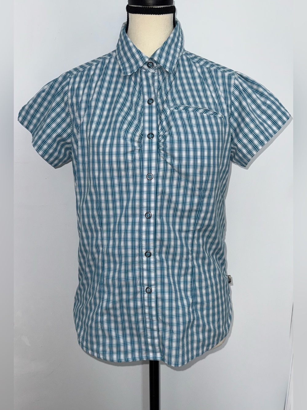 THE NORTH FACE‎ checkered short sleeved shirt size Large